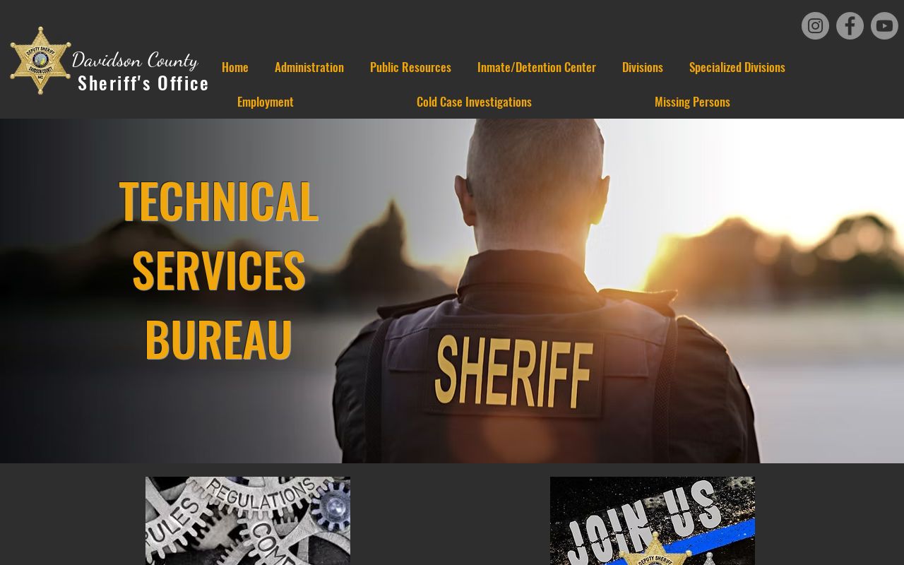 Davidson County criminal history sheriff records and fingerprint services